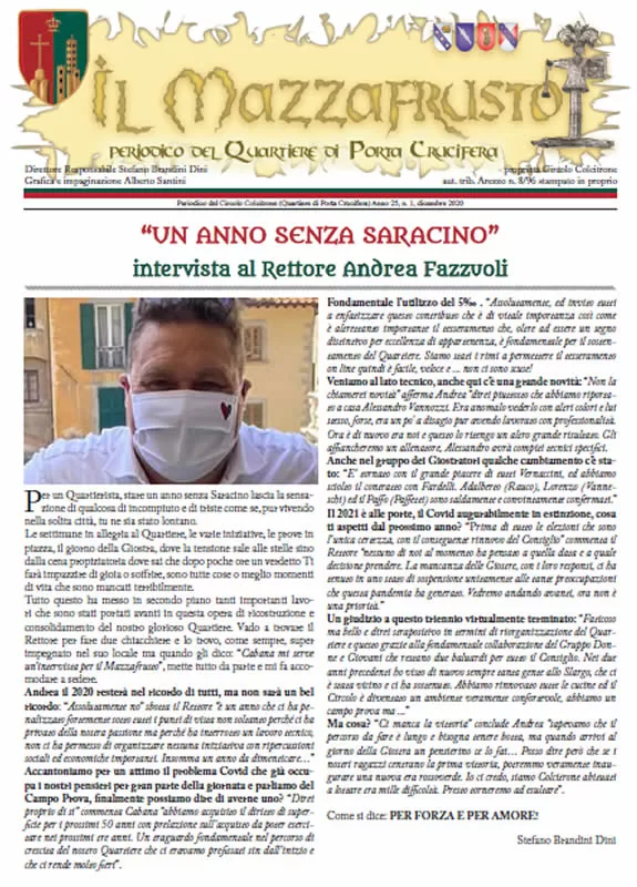 IL MAZZAFRUSTO - Anno 25 - n. 01 - dicembre 2020