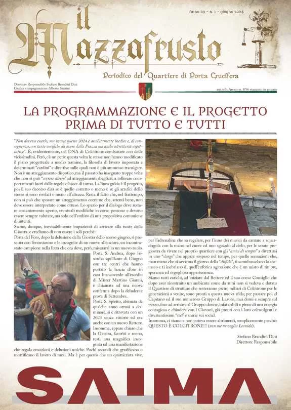 IL MAZZAFRUSTO - Anno 29 - n. 01 - giugno 2024
