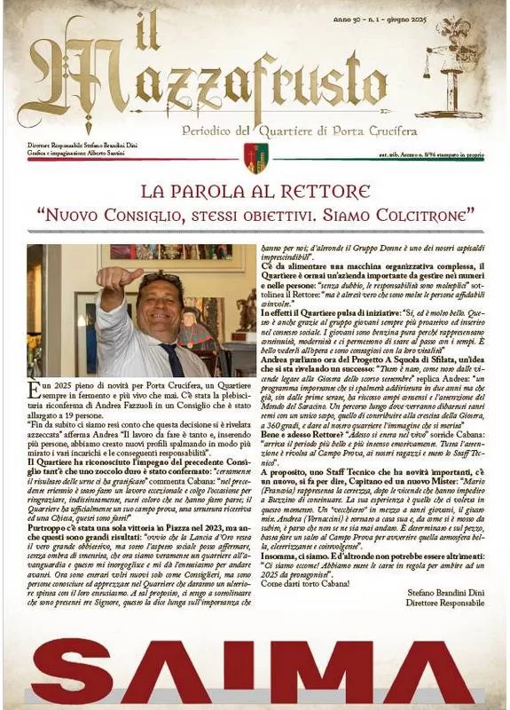 IL MAZZAFRUSTO - Anno 30 - n. 01 - giugno 2025