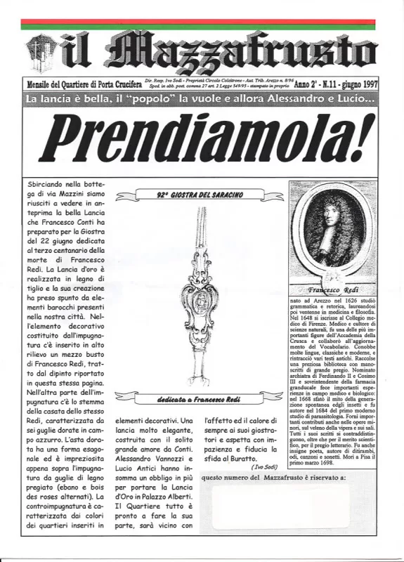 IL MAZZAFRUSTO - Anno 02 - n. 11 - giugno 1997