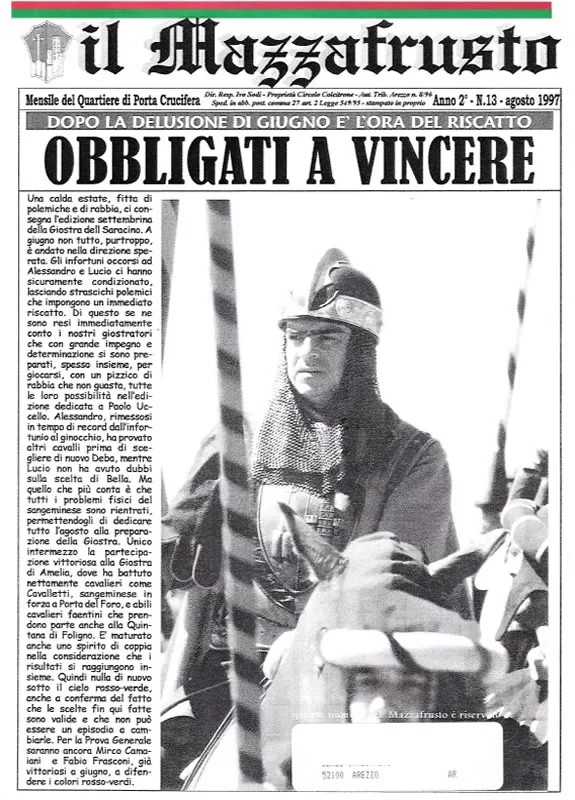 IL MAZZAFRUSTO - Anno 02 - n. 13 - agosto 1997