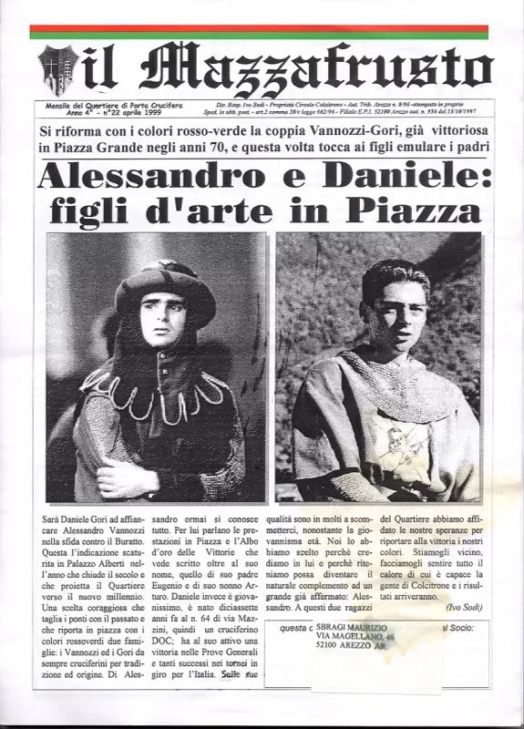 IL MAZZAFRUSTO - Anno 04 - n. 22 - aprile 1999