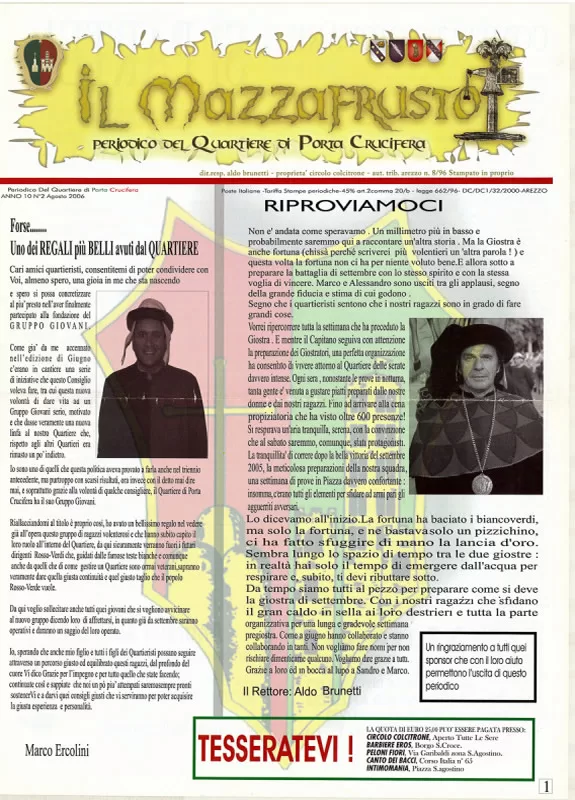 IL MAZZAFRUSTO - Anno 10 - n. 02 - agosto 2006