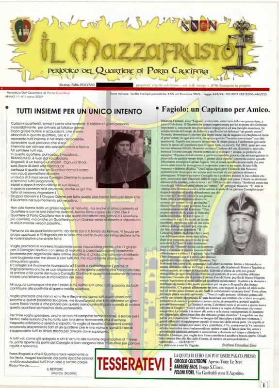 IL MAZZAFRUSTO - Anno 11 - n. 01 - febbraio 2007