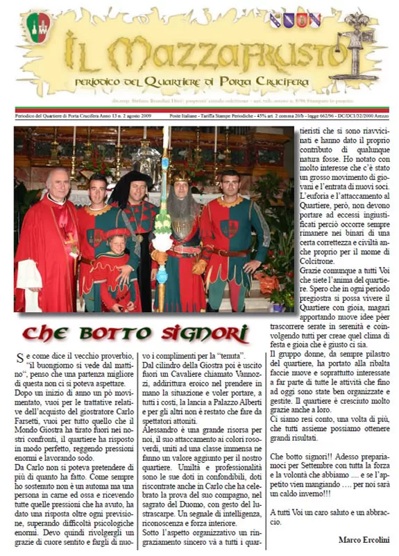 IL MAZZAFRUSTO - Anno 13 - n. 02 - agosto 2009
