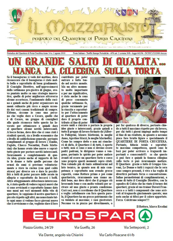 IL MAZZAFRUSTO - Anno 14 - n. 02 - agosto 2010