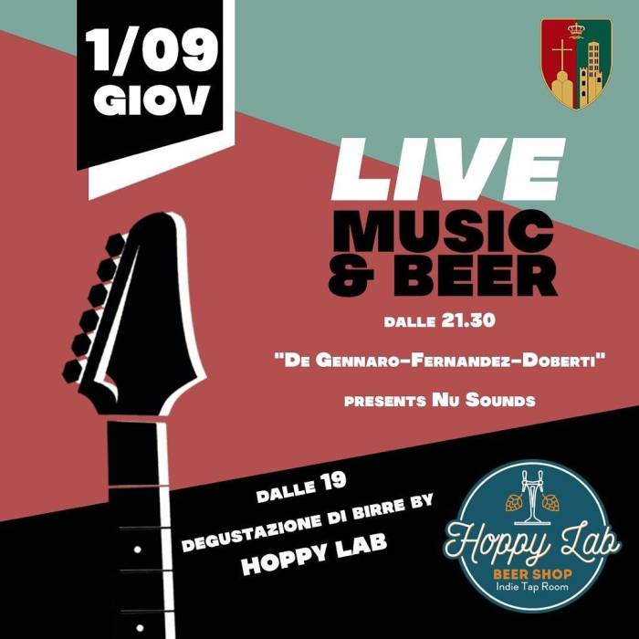 Questa sera vi aspettiamo con Live Music & Beer! ???
De Gennaro - Fernandez - Doberti
Dalle 19...