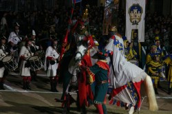 Giostra in piazza grande