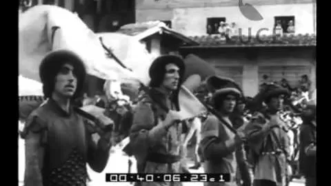 Arezzo. Una pittoresca festa italiana: "Giostra del Saracino" 1932 - l6xFU4OwtRk