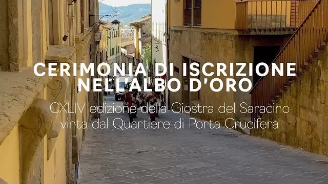 Cerimonia di iscrizione nell'Albo d'Oro del vincitore della CXLIV Giostra del Saracino - V45cM3ZWGIE