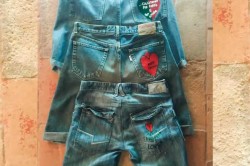 2018 27 jeans short uomo vintage paint xx