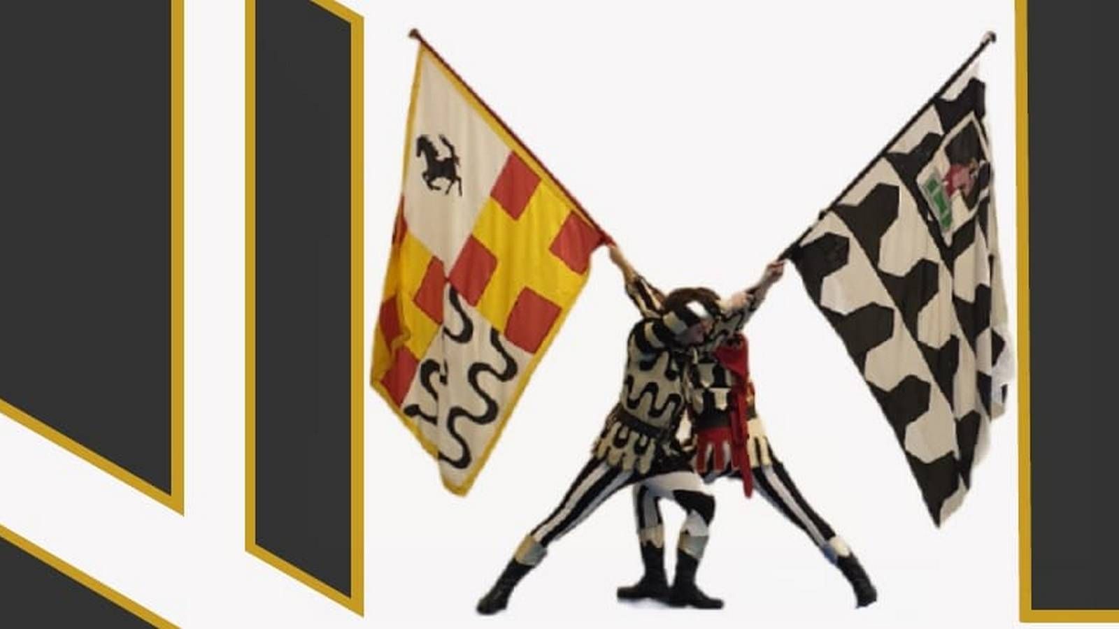 Sinossi del gioco di bandiere della scuola aretina. Il libro degli sbandieratori