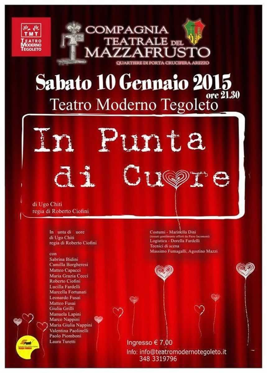 In punta di cuore, sabato 10 a Tegoleto