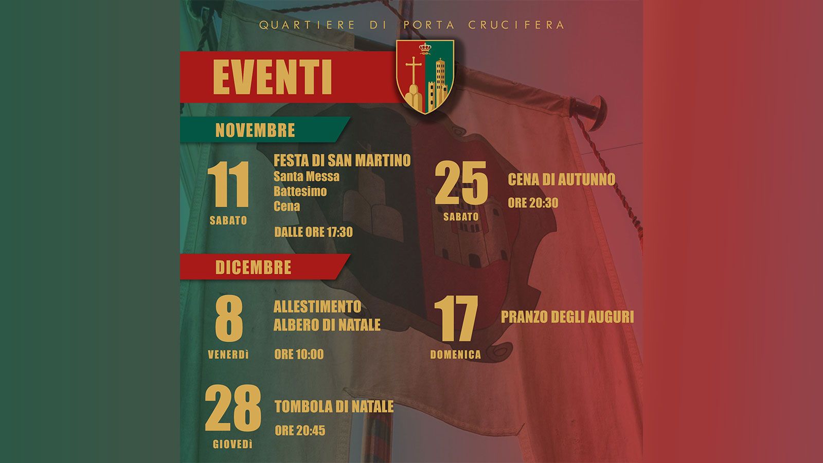 Novembre e dicembre in RossoVerde