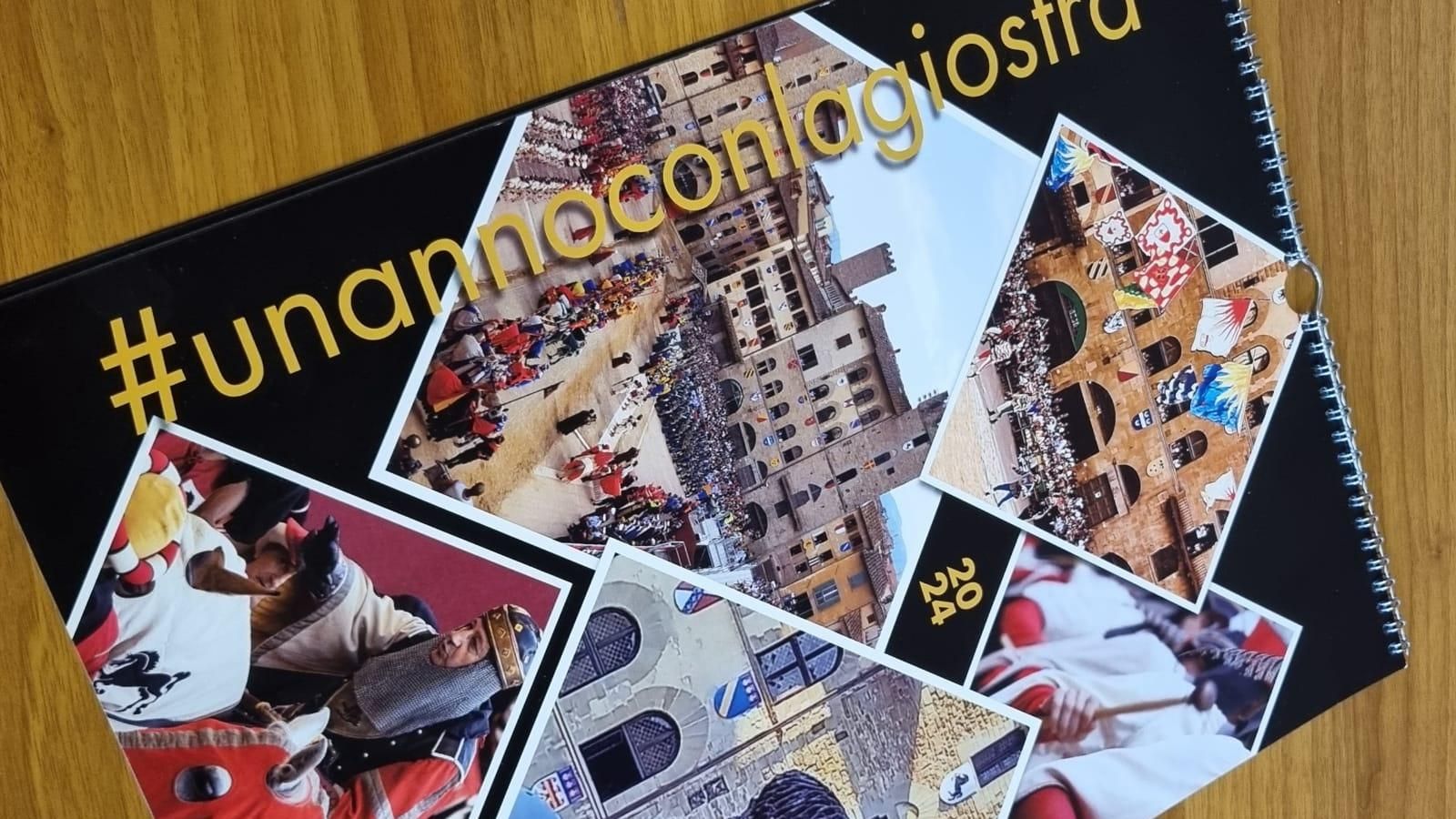 Calendario 2024 Giostra del Saracino e annullo filatelico