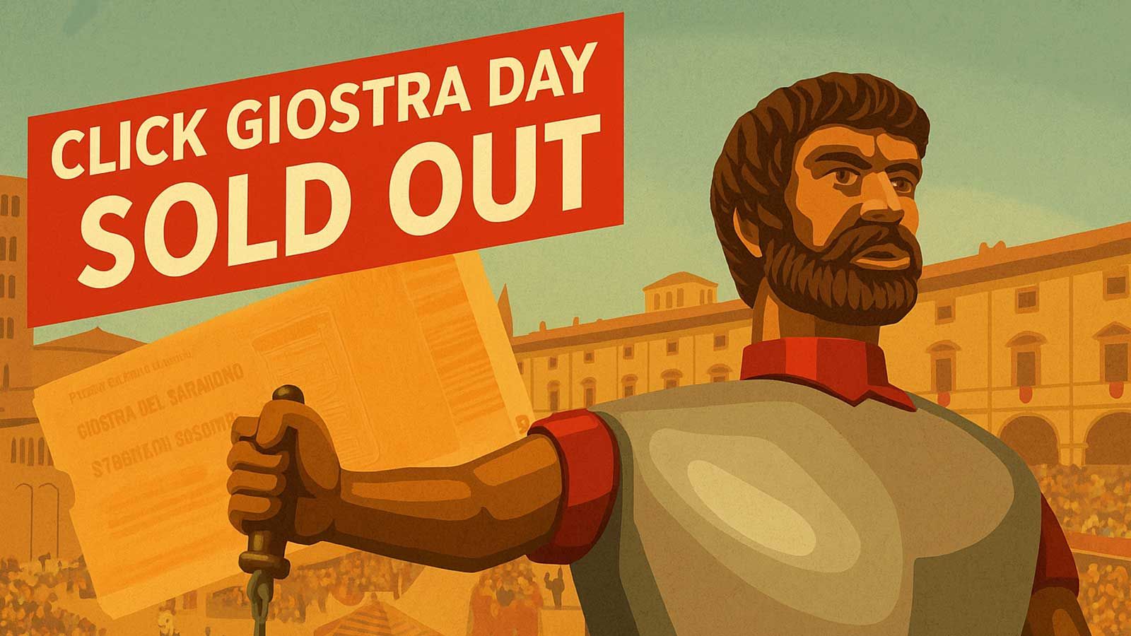 Click Giostra Day sold out in poco più di un minuto. Da sabato al via la vendita libera