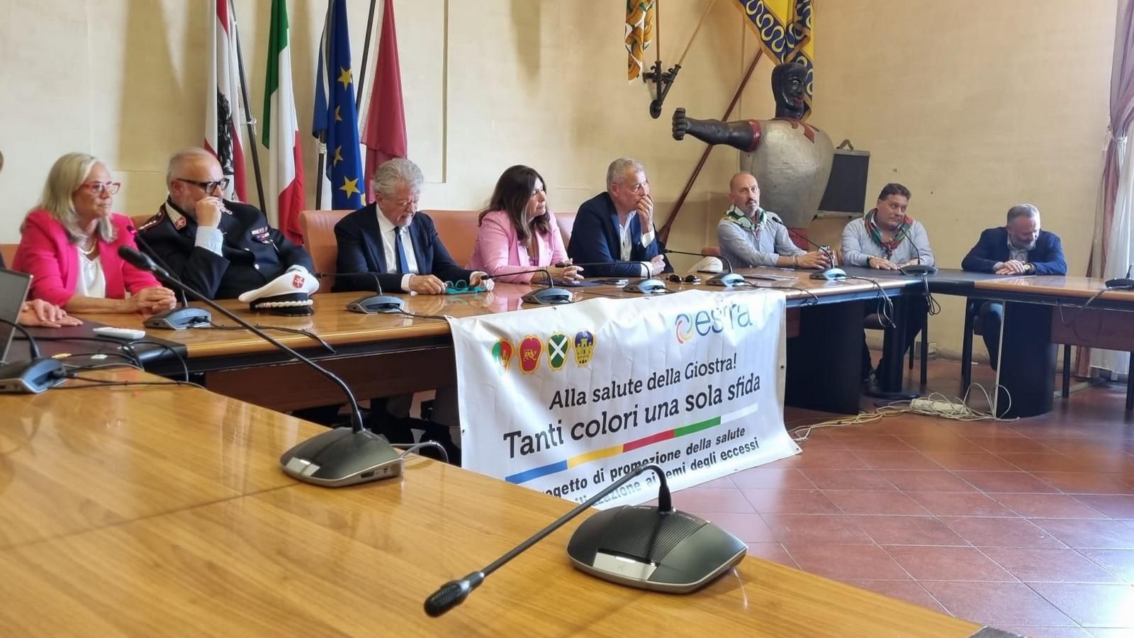Presentato il progetto "Alla salute della Giostra, tanti colori una sola sfida"