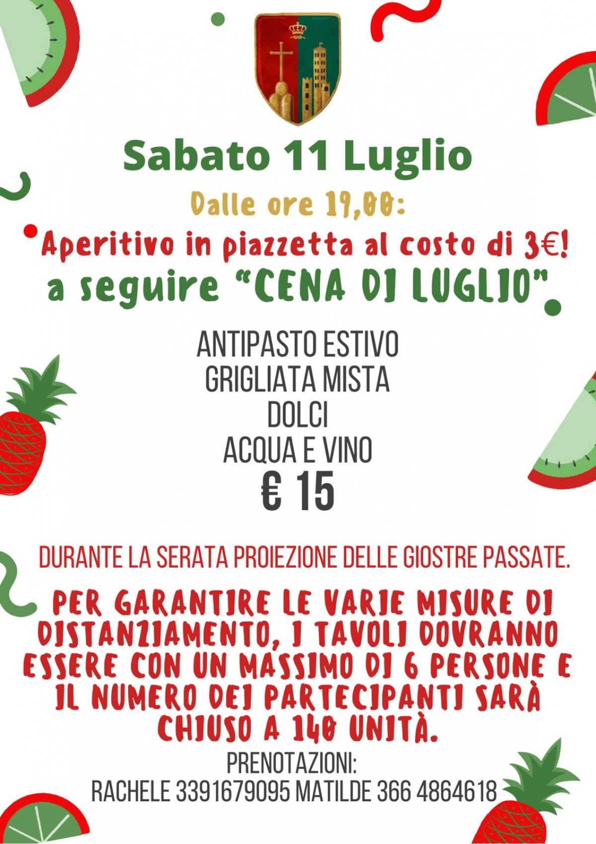 Cena di luglio