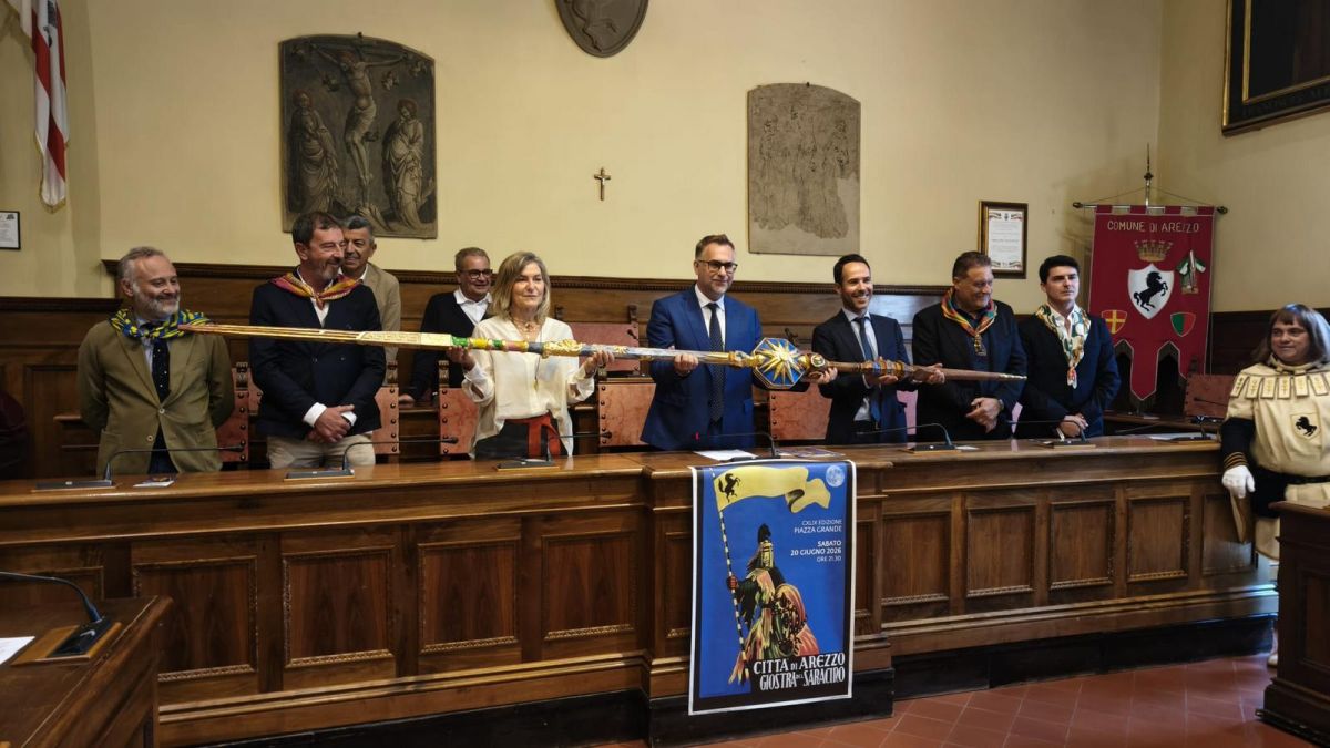 Lancia d’Oro della 149esima Giostra del Saracino dedicata al centenario di Unoaerre