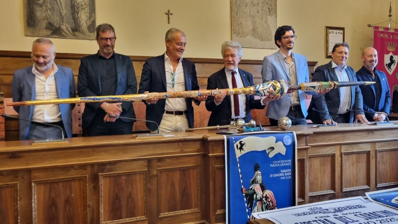 Presentata la Lancia d'Oro della 147a Giostra del Saracino