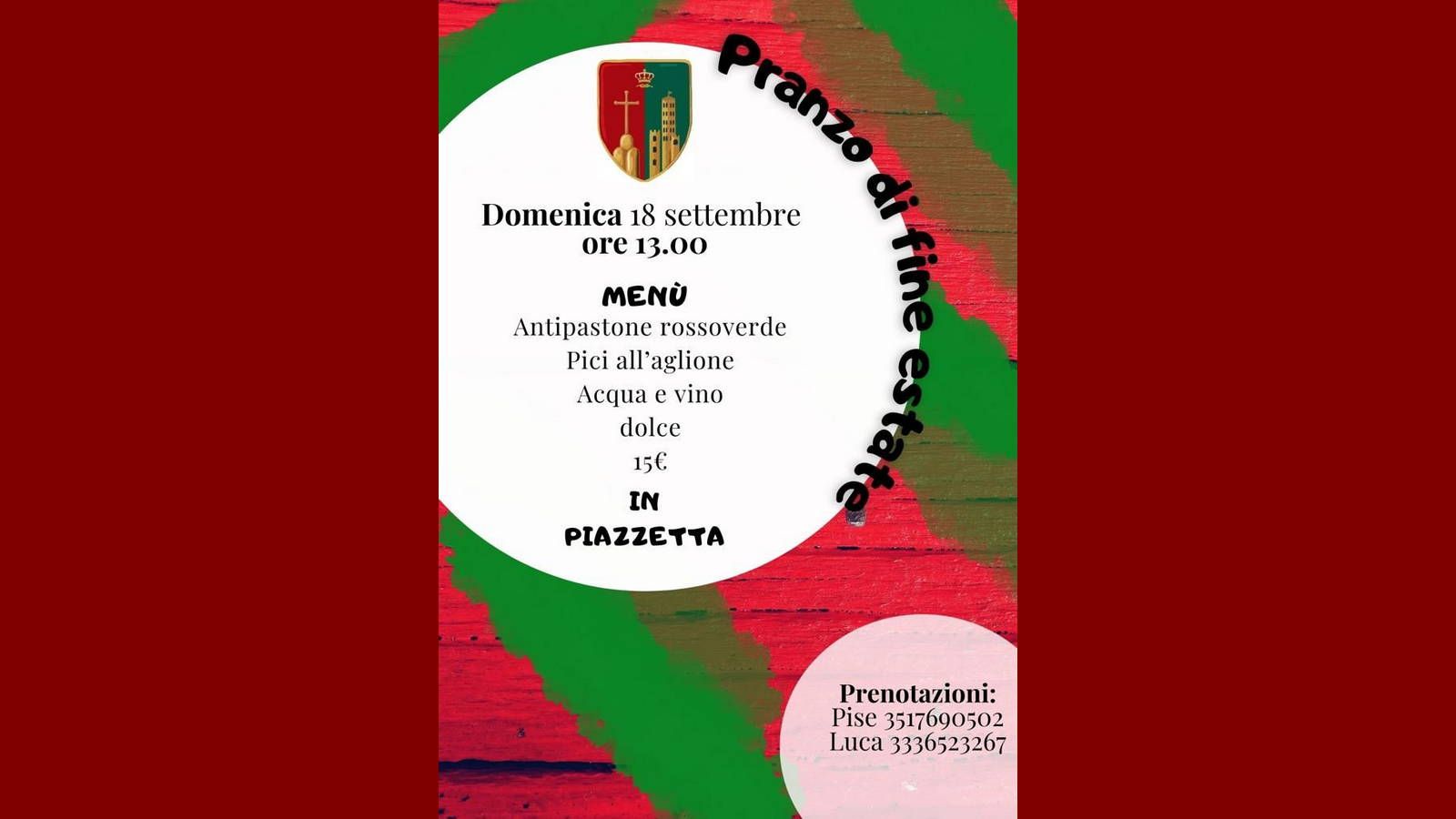 Pranzo di fine estate