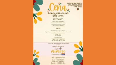 Cena per la giornata internazionale della Donna