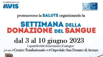 Torna la settimana dedicata alla donazione del sangue