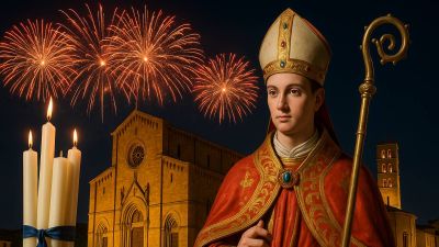 Arezzo in festa per San Donato con l'offerta dei Ceri