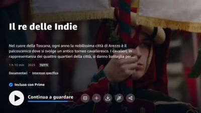 "Il Re delle Indie" il film sulla Giosra da oggi su Amazon Prime