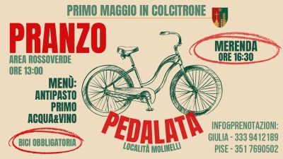 Primo Maggio a Colcitrone: Pranzo, Pedalata e Tradizione Rossoverde