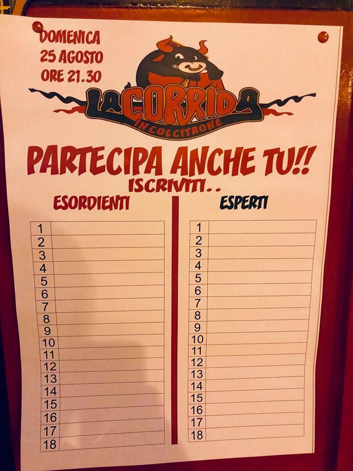 Domenica sera tutti sul palco RossoVerde con la Corrida
