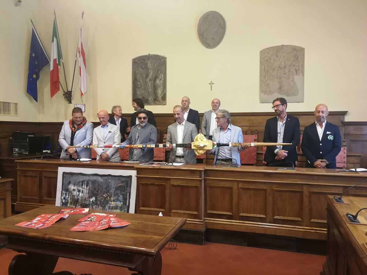 Presentazione lancia d'oro 137esima Giostra del Saracino