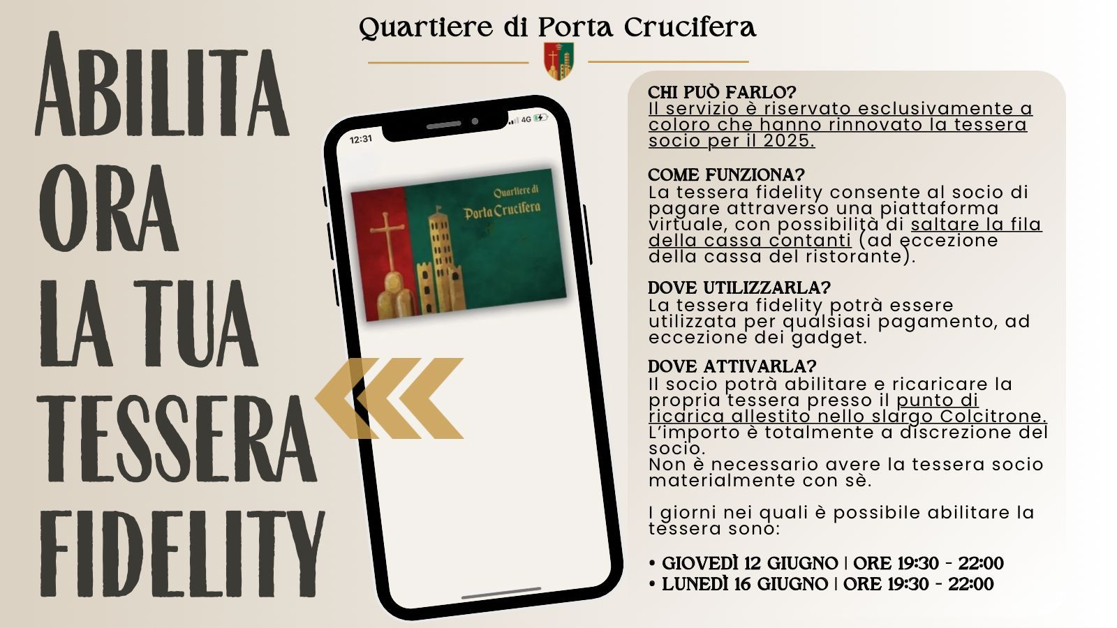 Tessera Fidelity 2025: Colcitrone premia la tua fedeltà!