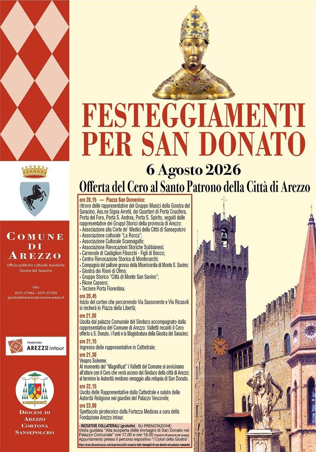 Festeggiamenti per San Donato - Cerimonia di Offerta del Cero