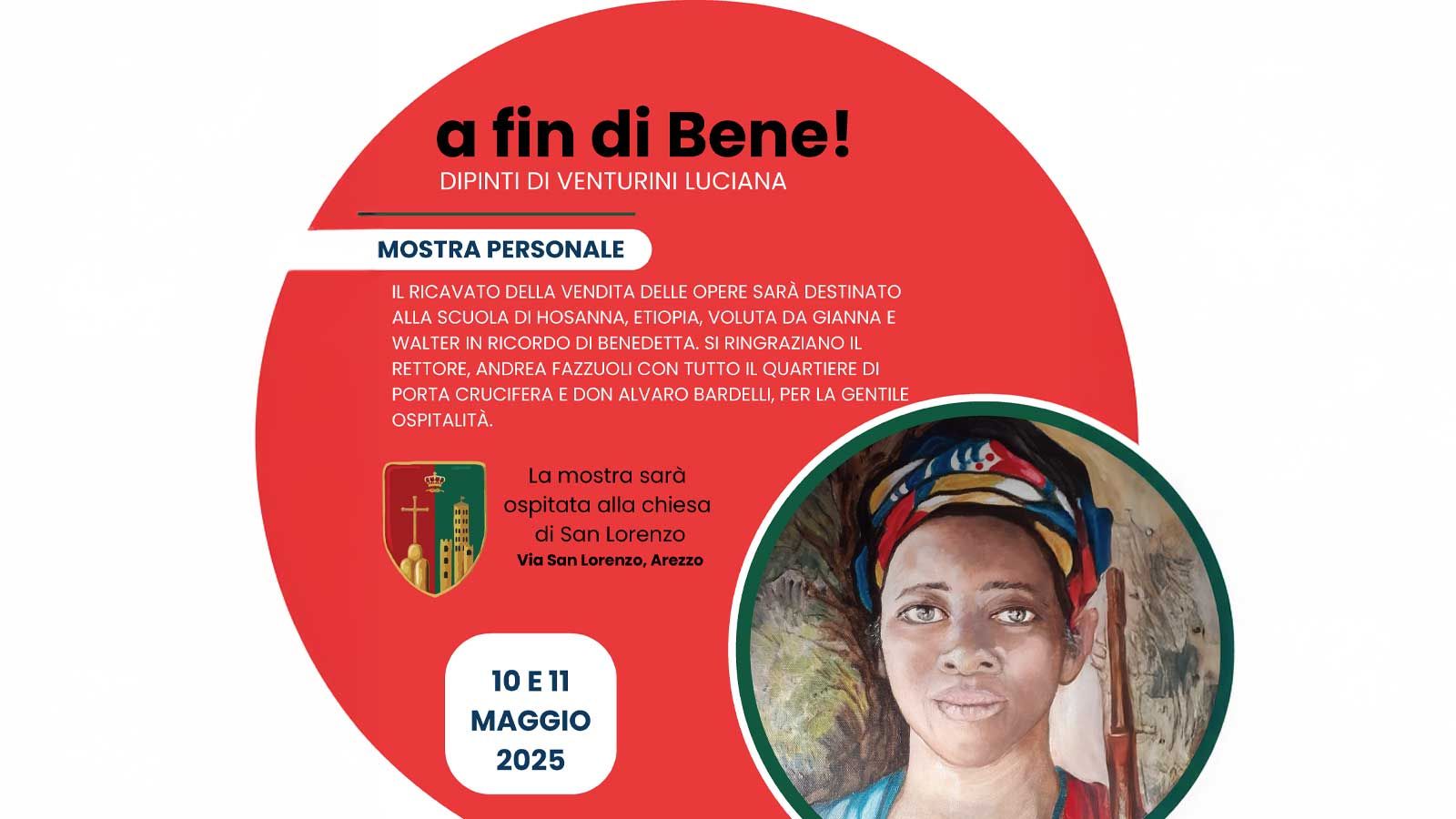 Mostra personale di Luciana Venturini 10 e 11 maggio 2025